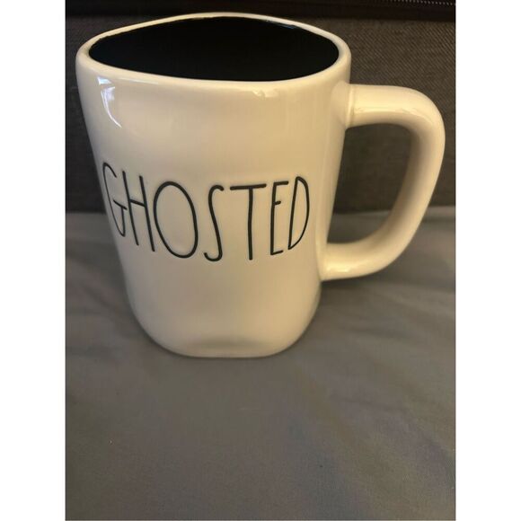 Rae Dunn Ghosted Double Sided Mug With Ghost - Picture 1 of 3